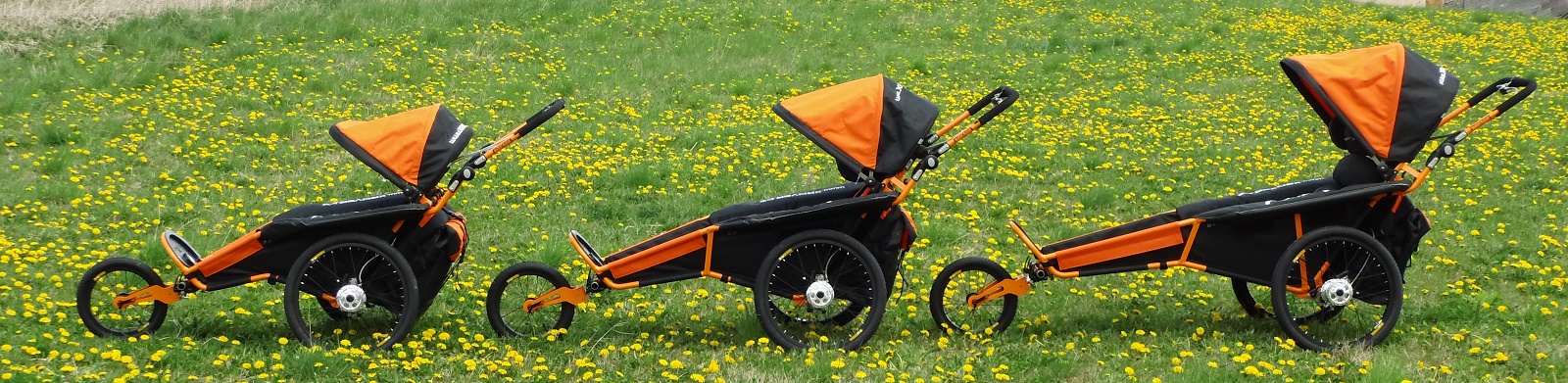 Our strollers comes have several size variants